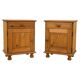 Danish Wall Hanging Bedside Tables in Pine, 1970s/80s, Set of 2