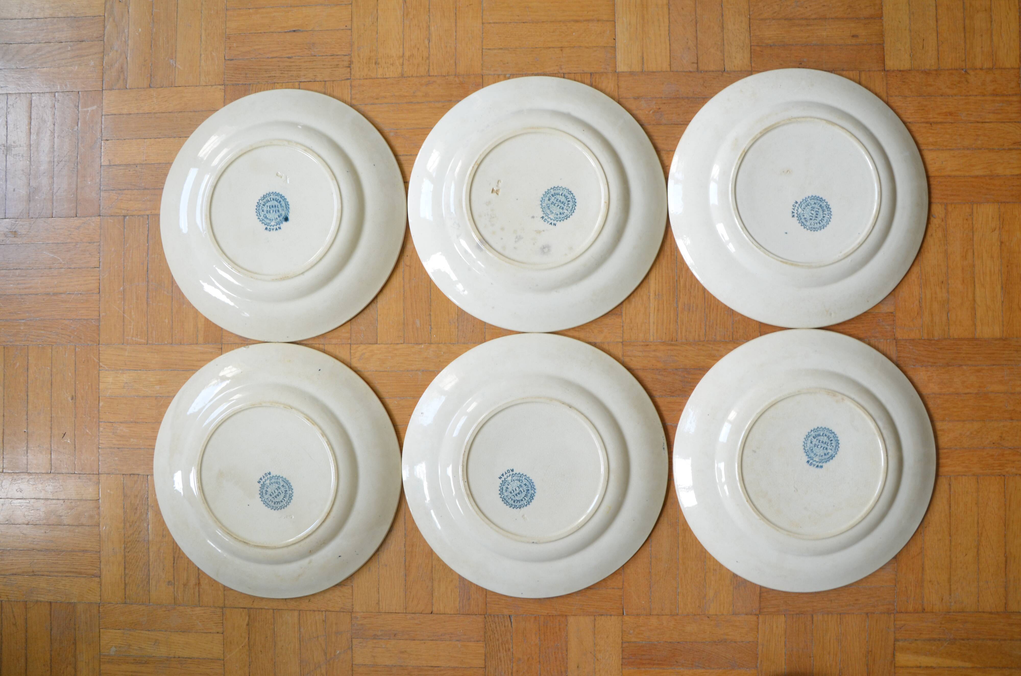 Lot of 6 plates Chosen the King, Royan collection