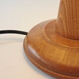 Vintage hem glass lampshade bedside lamp