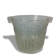 Molded glass ice bucket
