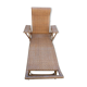 Transat chaise longue en rotin des années 30
