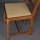 English arts & crafts oak side chair. 1930s