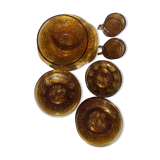 Vereco tableware (Daisy model) smoked glass