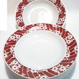 6 assiettes creuses l’Amandinoise