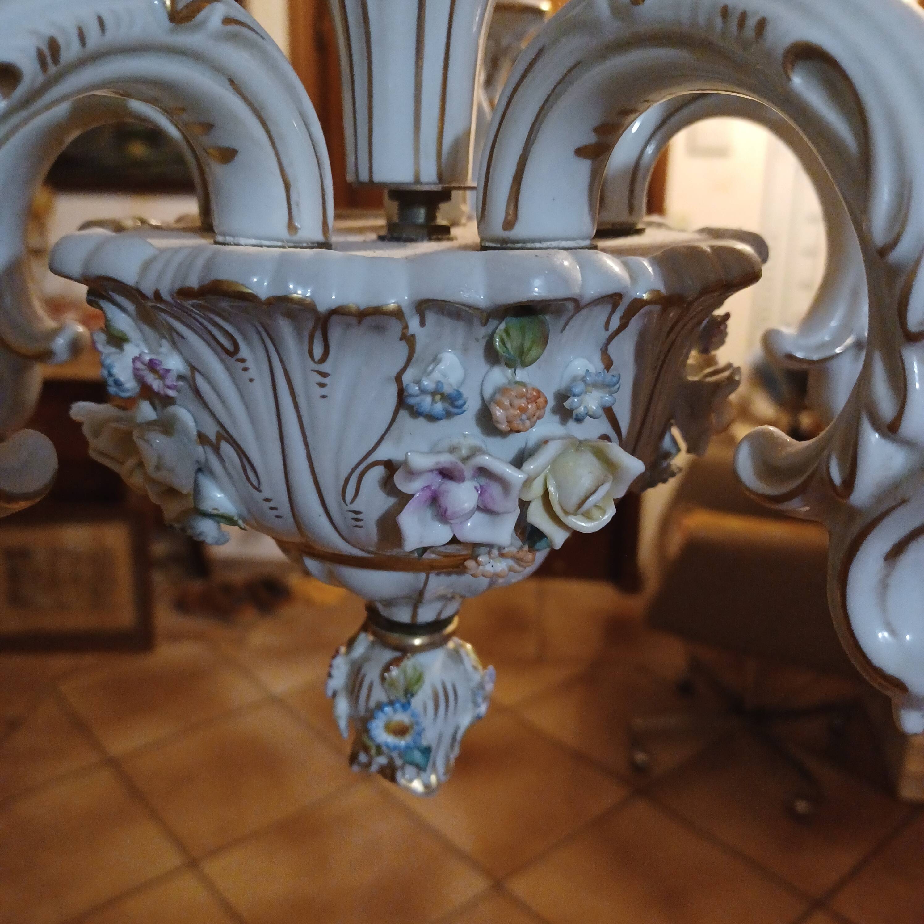 Capodimonte chandelier