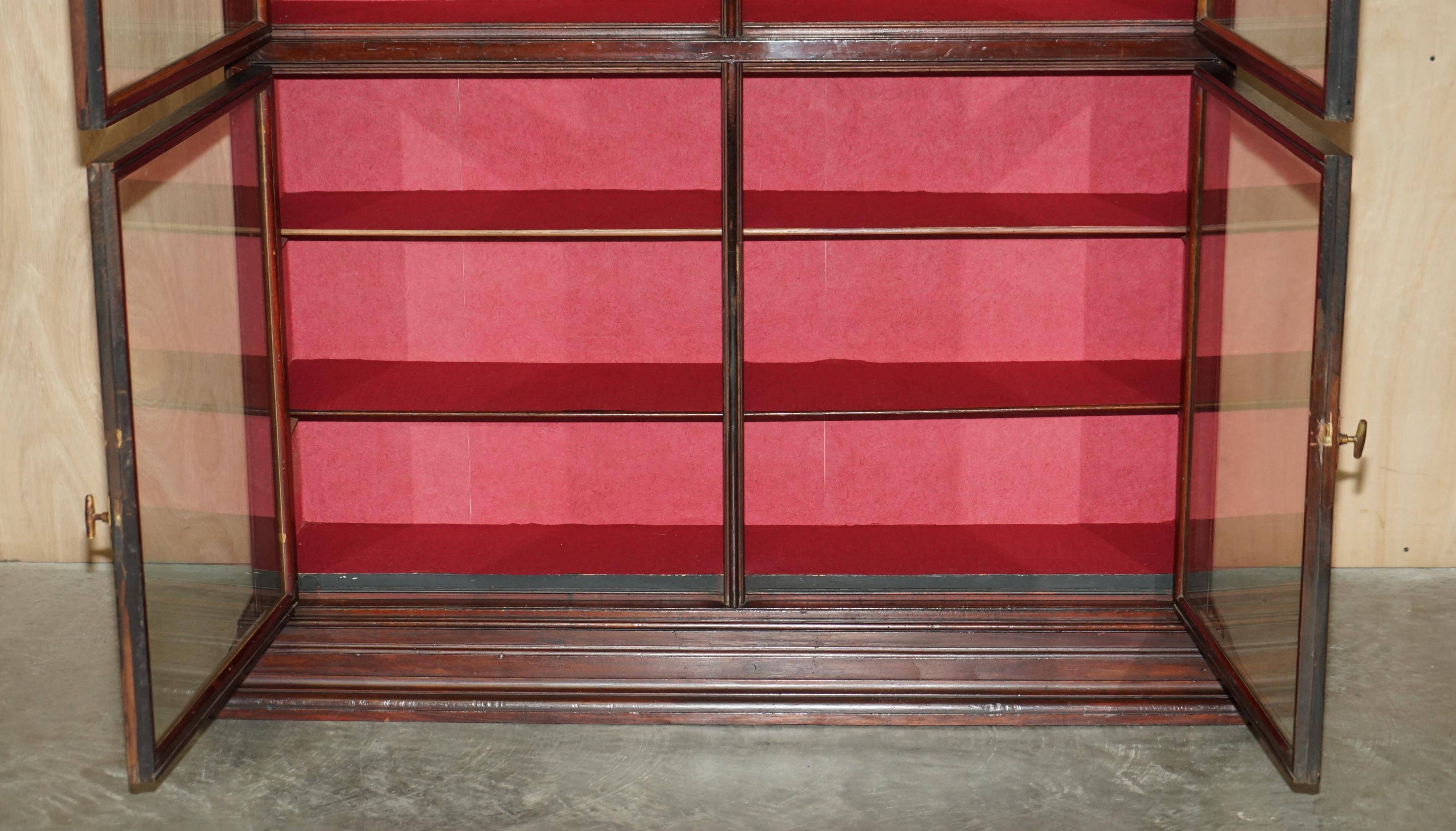 Large display cabinet in Victorian apothecary style.
