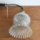 Pendant Light With Vintage Twisted Glass Globe Electrical System New