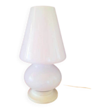 Murano opaline mushroom lamp, 1970