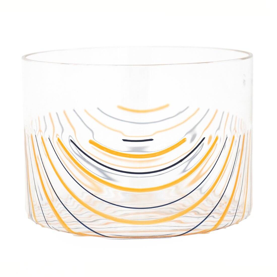 Transparent striped vase by Rosanna Toso for Fratelli Toso, 1970s.