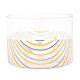 Transparent striped vase by Rosanna Toso for Fratelli Toso, 1970s.
