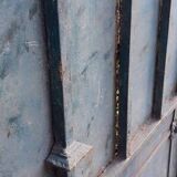 Solid gate, garden iron, H227x110cm, old, exterior door