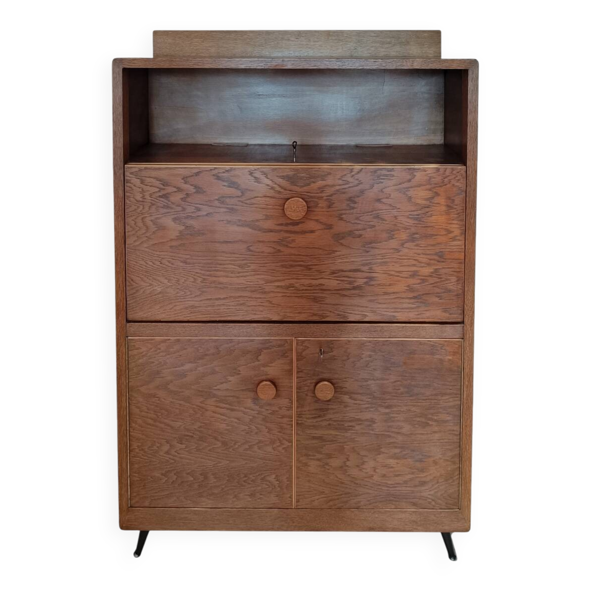 Secretary desk Amsterdam School Art Deco signed Eshuis & Co.
