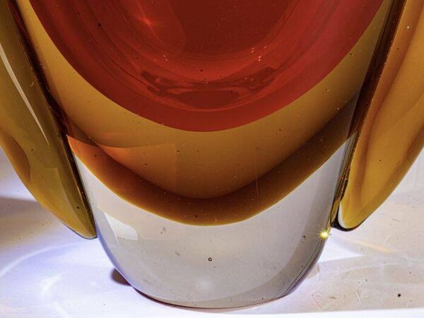 Vase  Vintage • Goutte de Rosée • Verre • Rosenthal • 1975