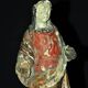 Sculpture en bois polychrome représentant la Vierge, XVIIe siècle