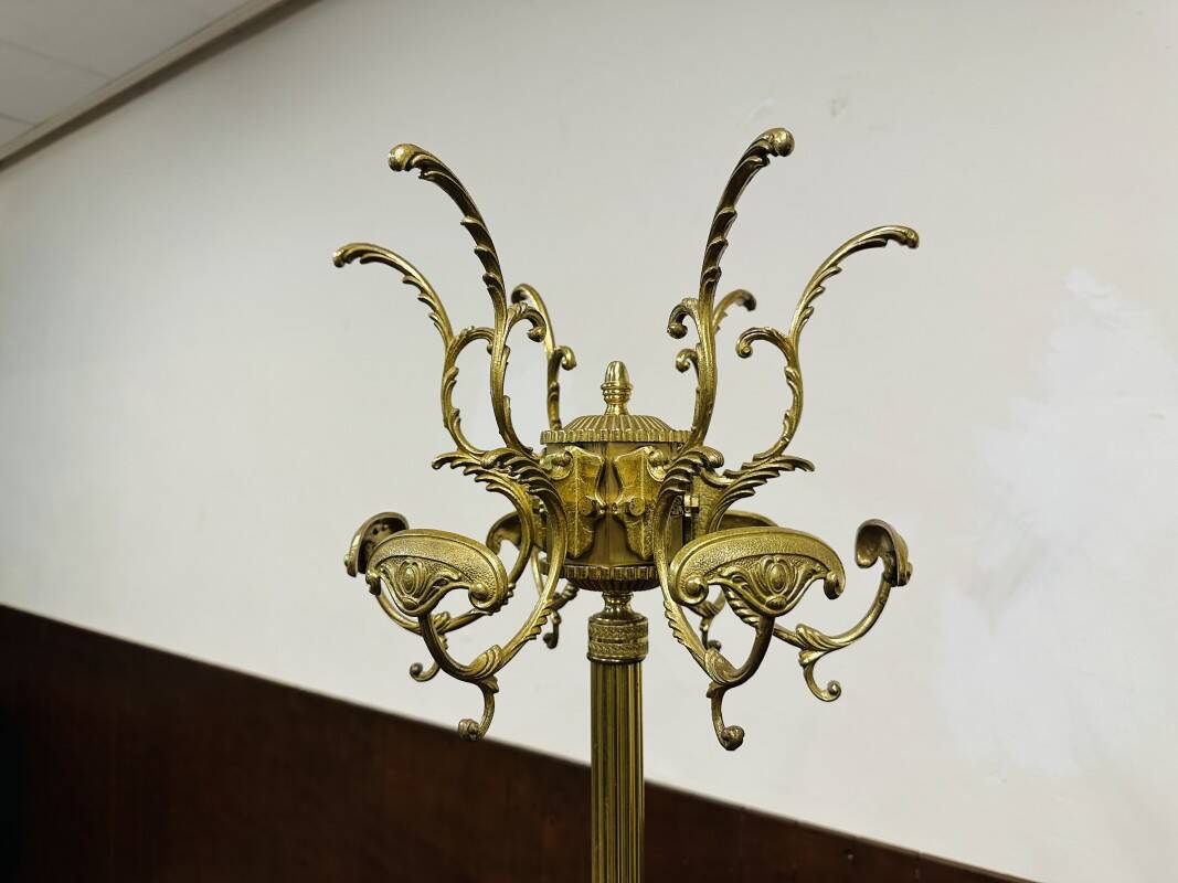 Antique Brass Coat Rack