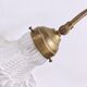 Table lamp in brass art deco tulip 1930