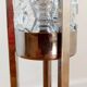 Vintage stainless steel floor lamp