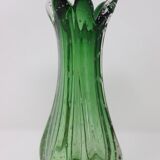Murano Green Vase, Italy 1960s