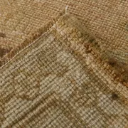 Light Brown & Pink Vintage Persian Rug, Handmade Wool Classic Home Decor