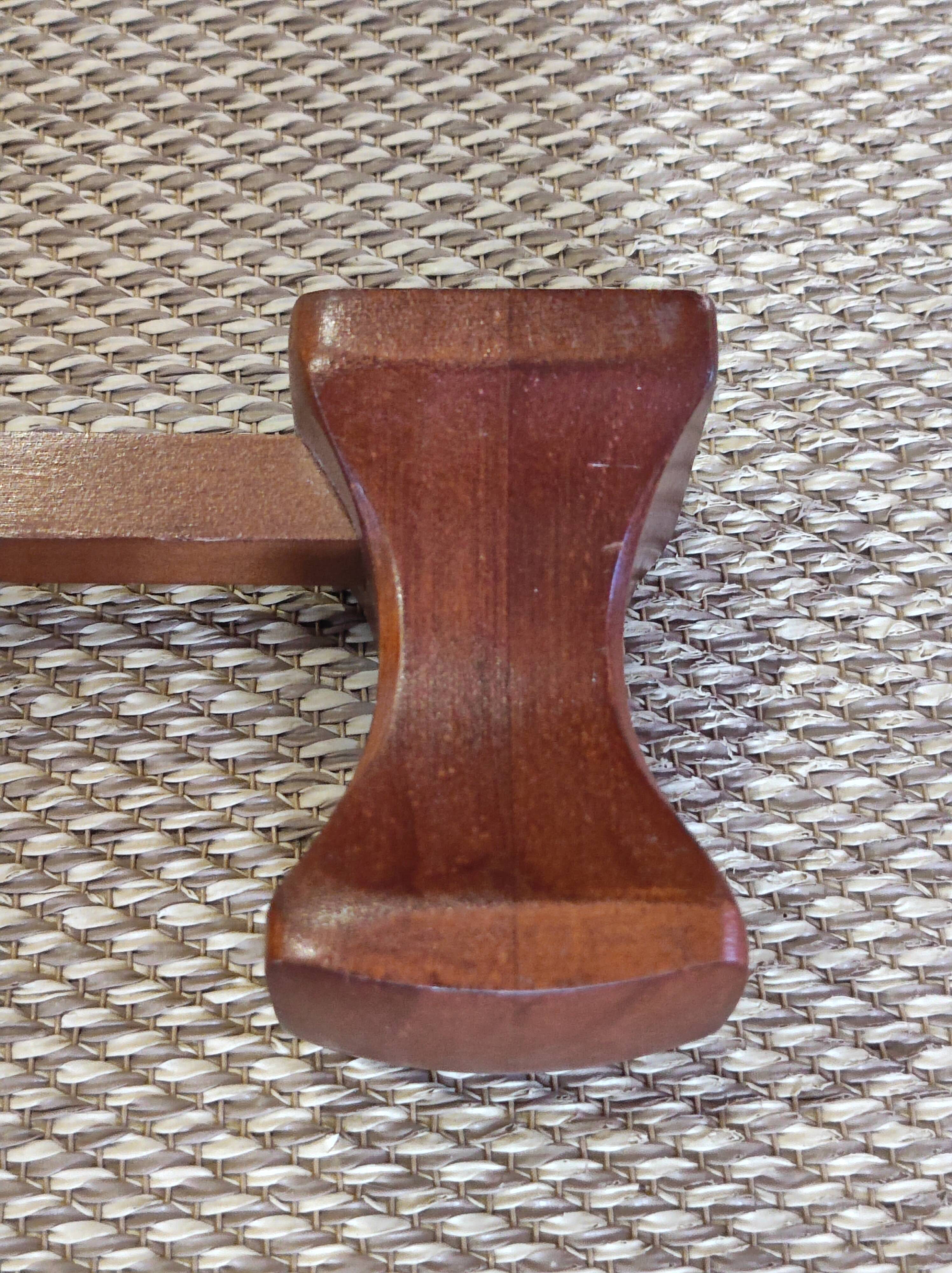 Scandinavian style wooden coat rack