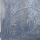 Old fireplace plate poseidon