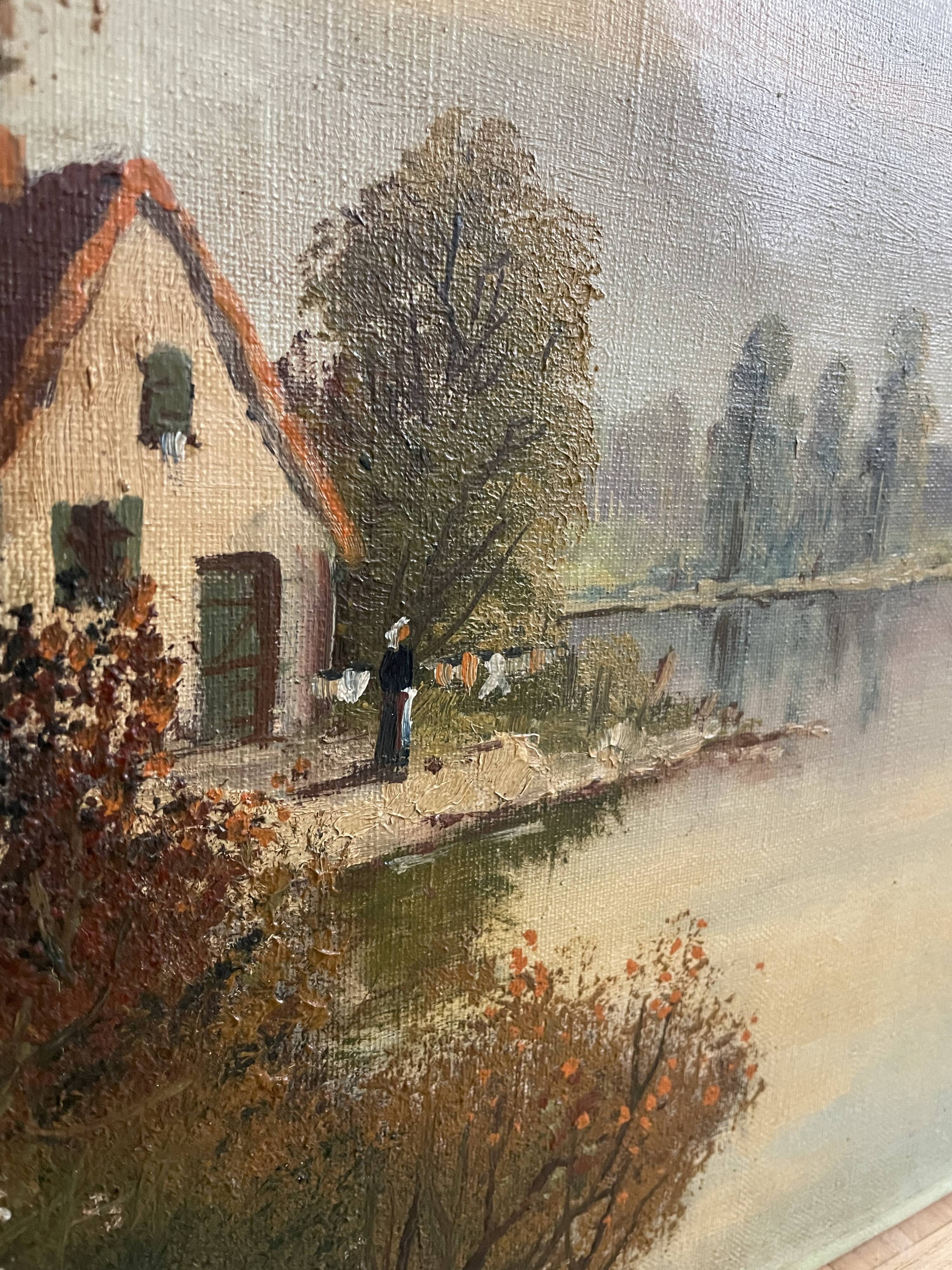 Tableau ancien signé