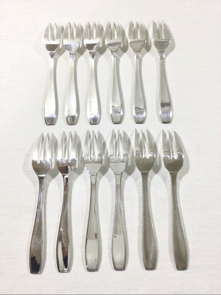 Fourchettes à gâteaux atlas Christofle