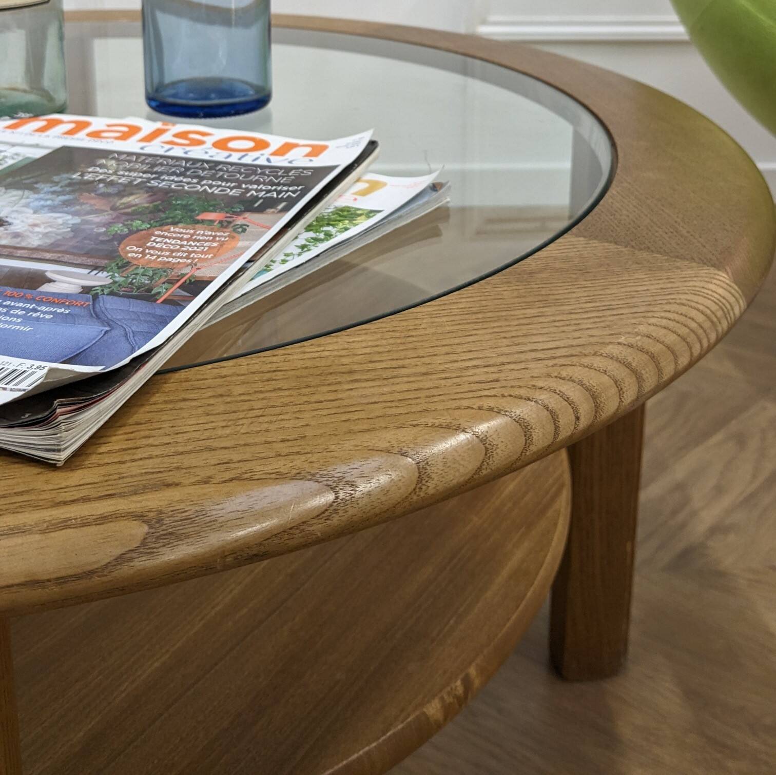 Vintage oak coffee table designed by G-Plan