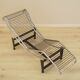 Leather chaise longue, LC4 style, 1980s, made in Italy