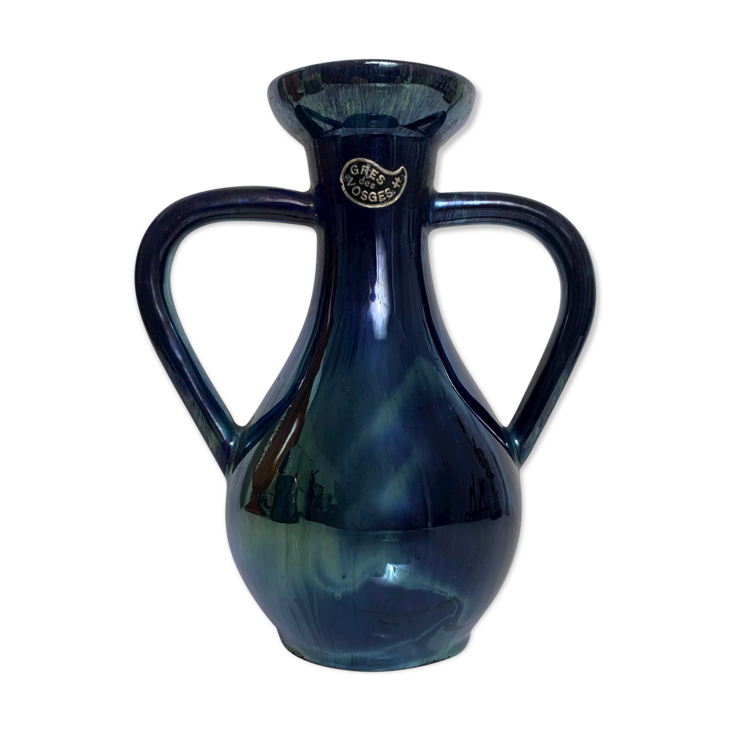 Vase with handles Gres de Rambervillers