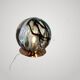 Murano table lamp Space Age 1970s Atr. Toni Zuccheri Veart mid
