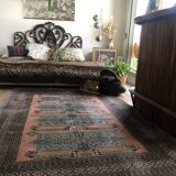Vintage wool oriental rug - 245x157cm