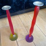 Migeon and Migeon pair of Benazir candle holders