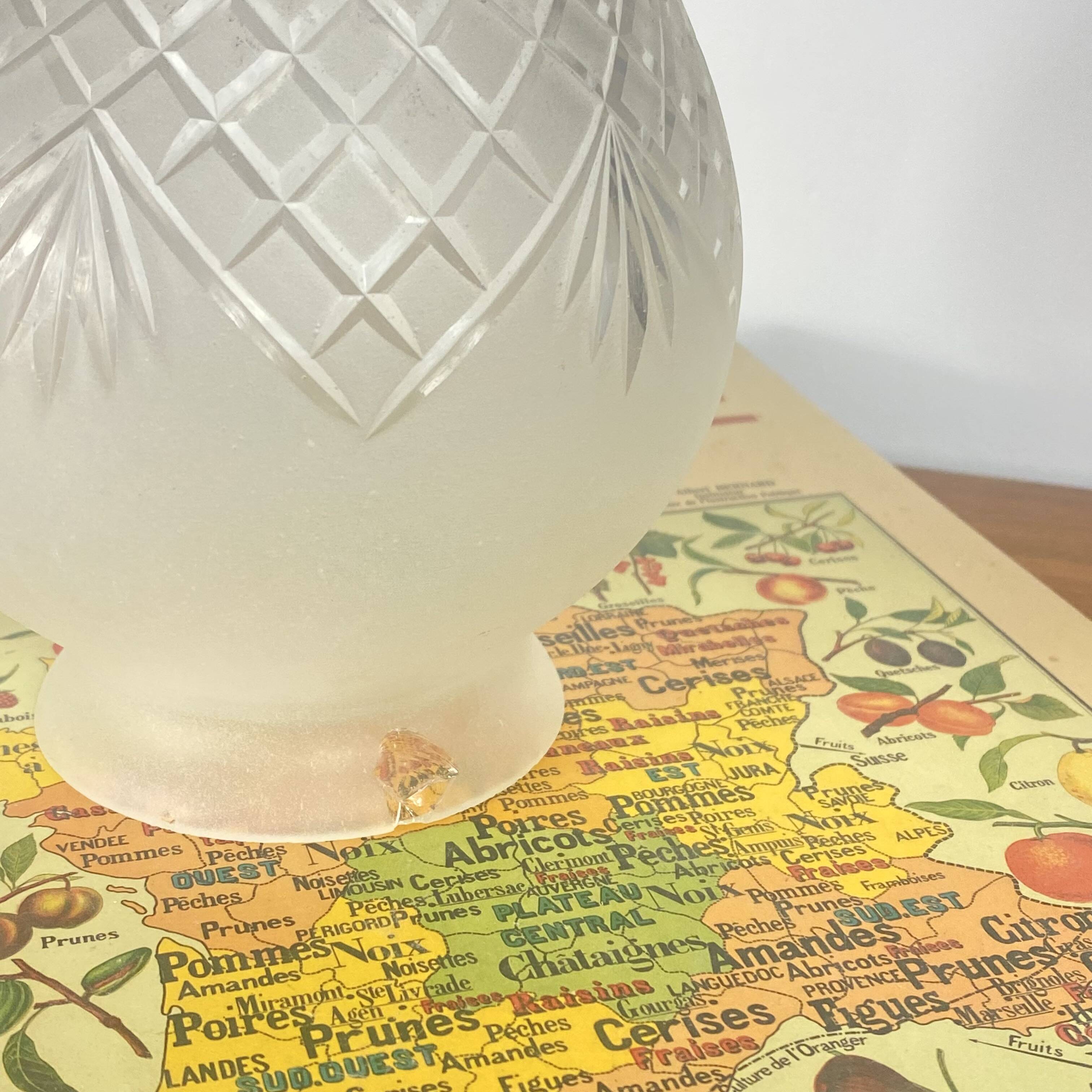 Old globe lampshade, shell, egg, pine cone for wall lamp chandelier.
