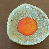 Vallauris ceramic empty pocket bowl vintage Fat Lava