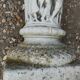 Vintage antique stone Medici garden planters