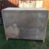 Buffet convenient vintage Mado lacquered white beige in good condition.