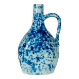 Blue spotted ceramic soliflore
