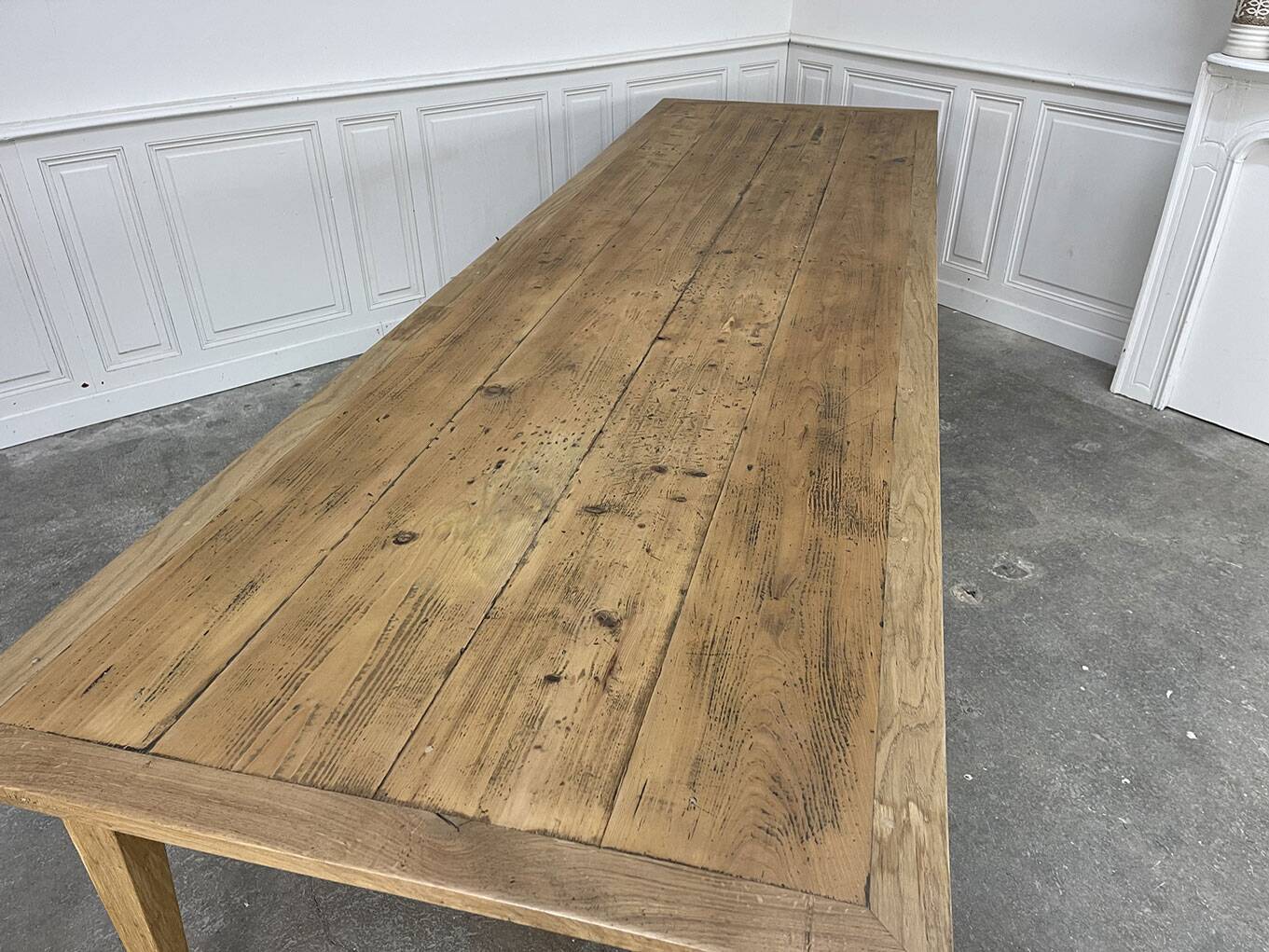 Large old farm table 1930