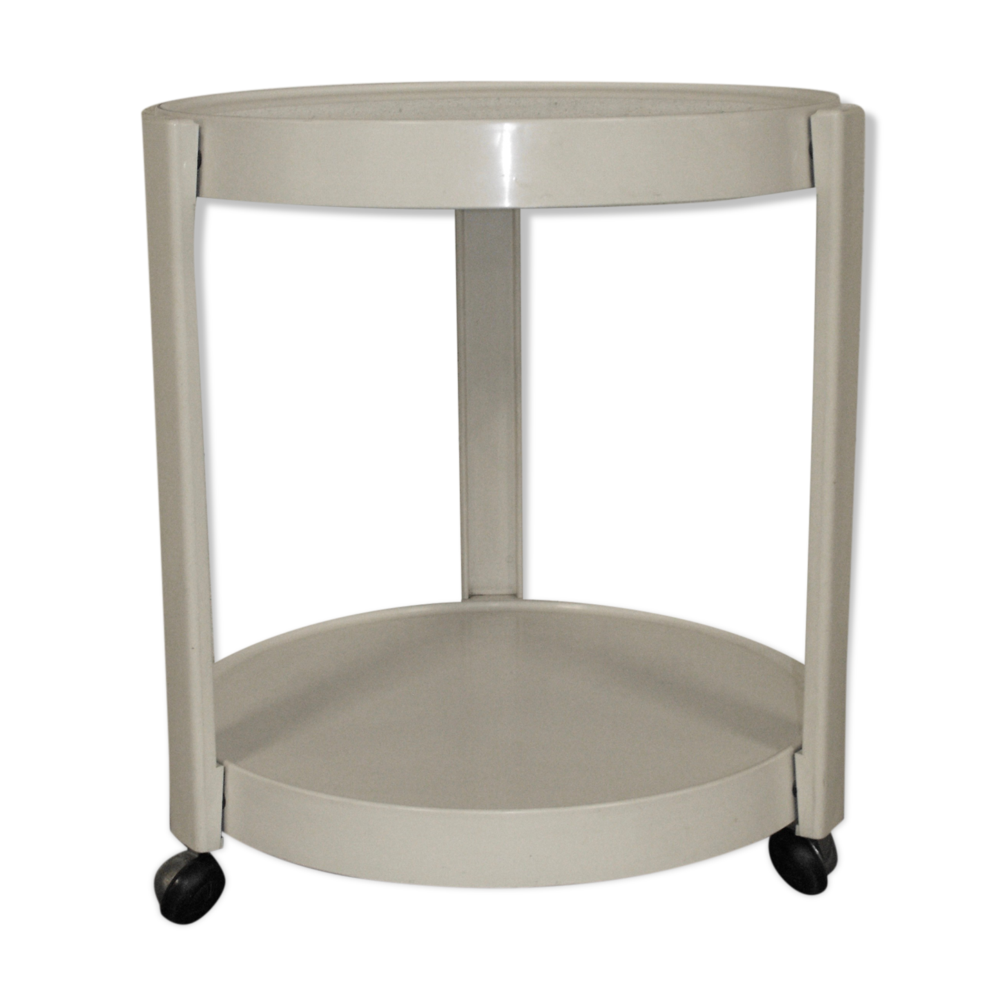 Rolling serving table 60
