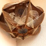 Scandinavian hanging lamp wood and son