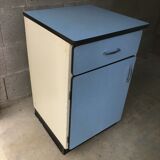 Blue formica kitchen furniture