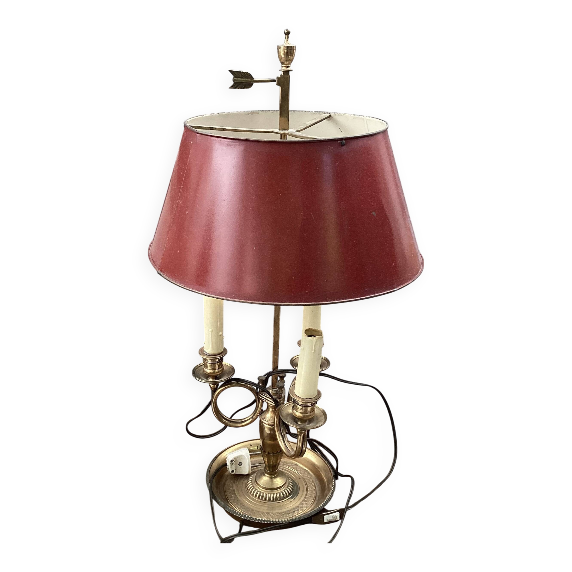 Hot water bottle lamp by goldsmith Auguste Mourier