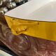 Yellow enamelled Dansk baking dish
