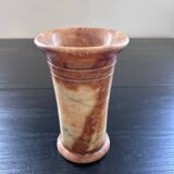 Art Deco style pink marble vase