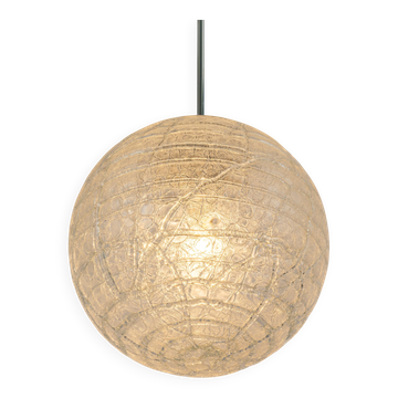 Large Murano ball pendant light by Doria, Germany, 1970s.