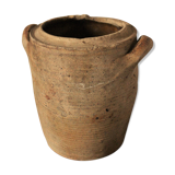 Authentic terracotta pot with handles