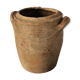 Authentic terracotta pot with handles