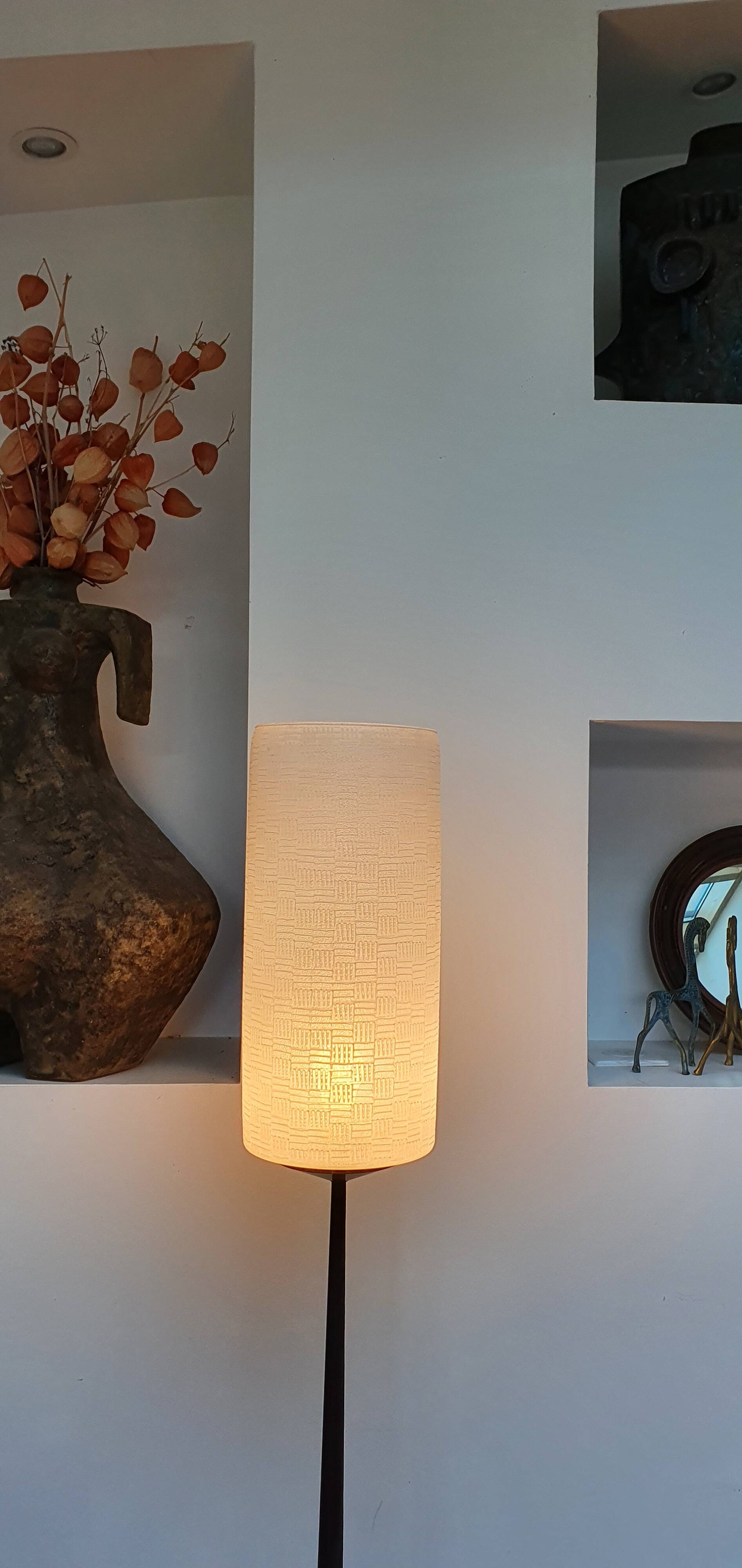 Arlus opaline floor lamp 50s