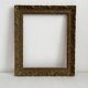 Old frame in gilded wood with stucco decoration circa 1900